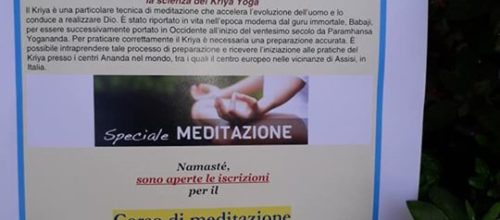 CORSI DI TECNICHE DI MEDITAZIONE E PREPARAZIONE AL …